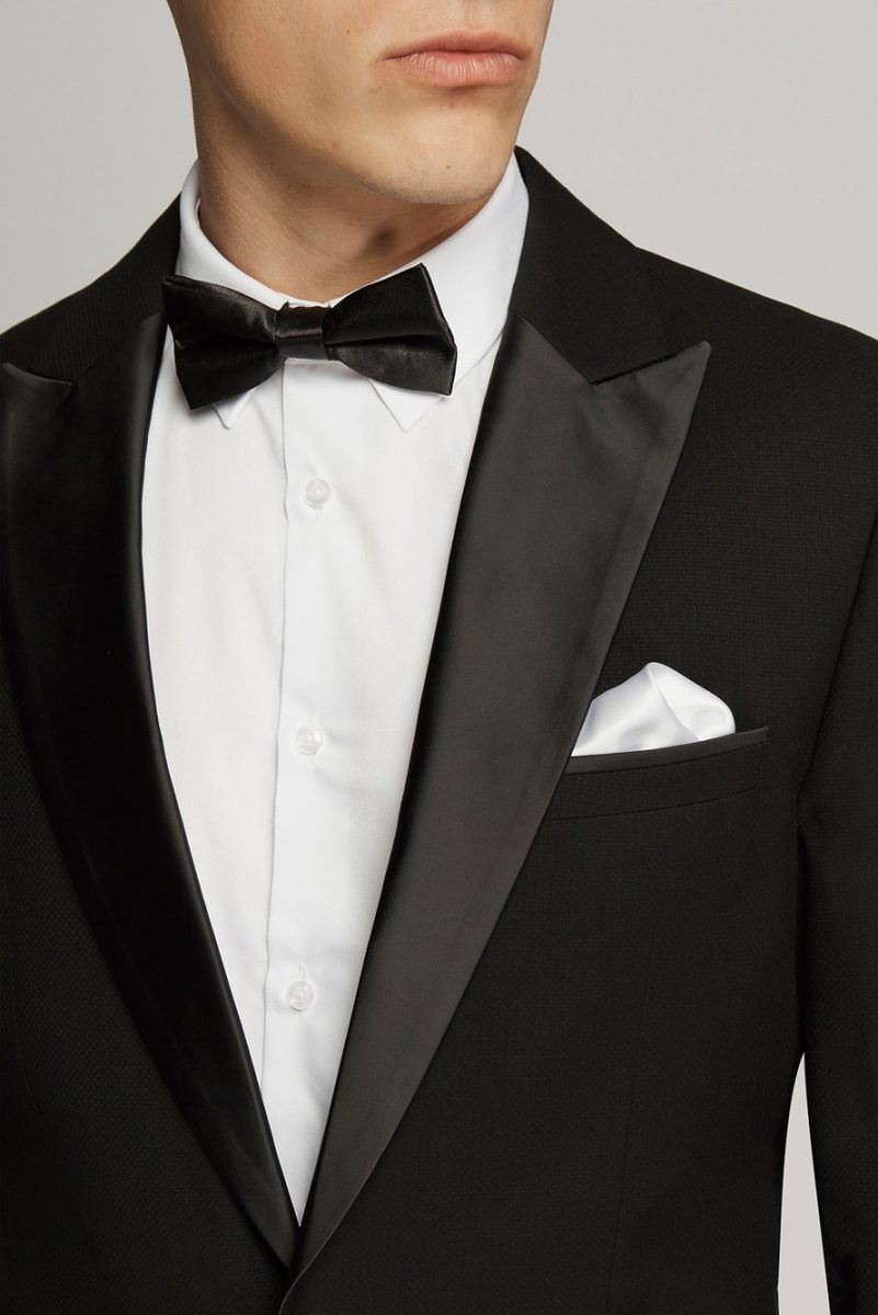 Suitor | Black Peak Tuxedo | Buy Mens Suits & Tuxedos | Suitor